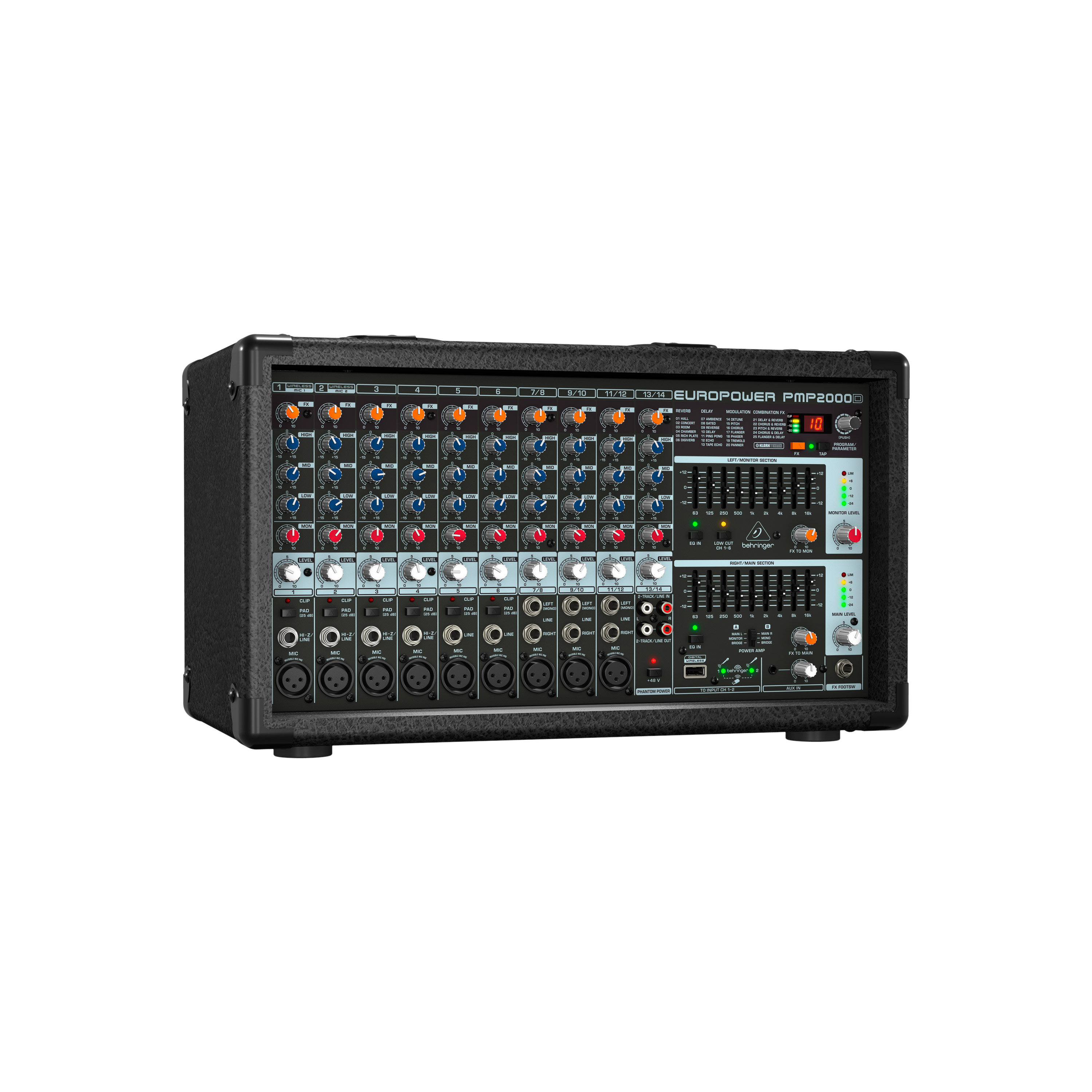 Mesa de mezclas Behringer Pmp2000D